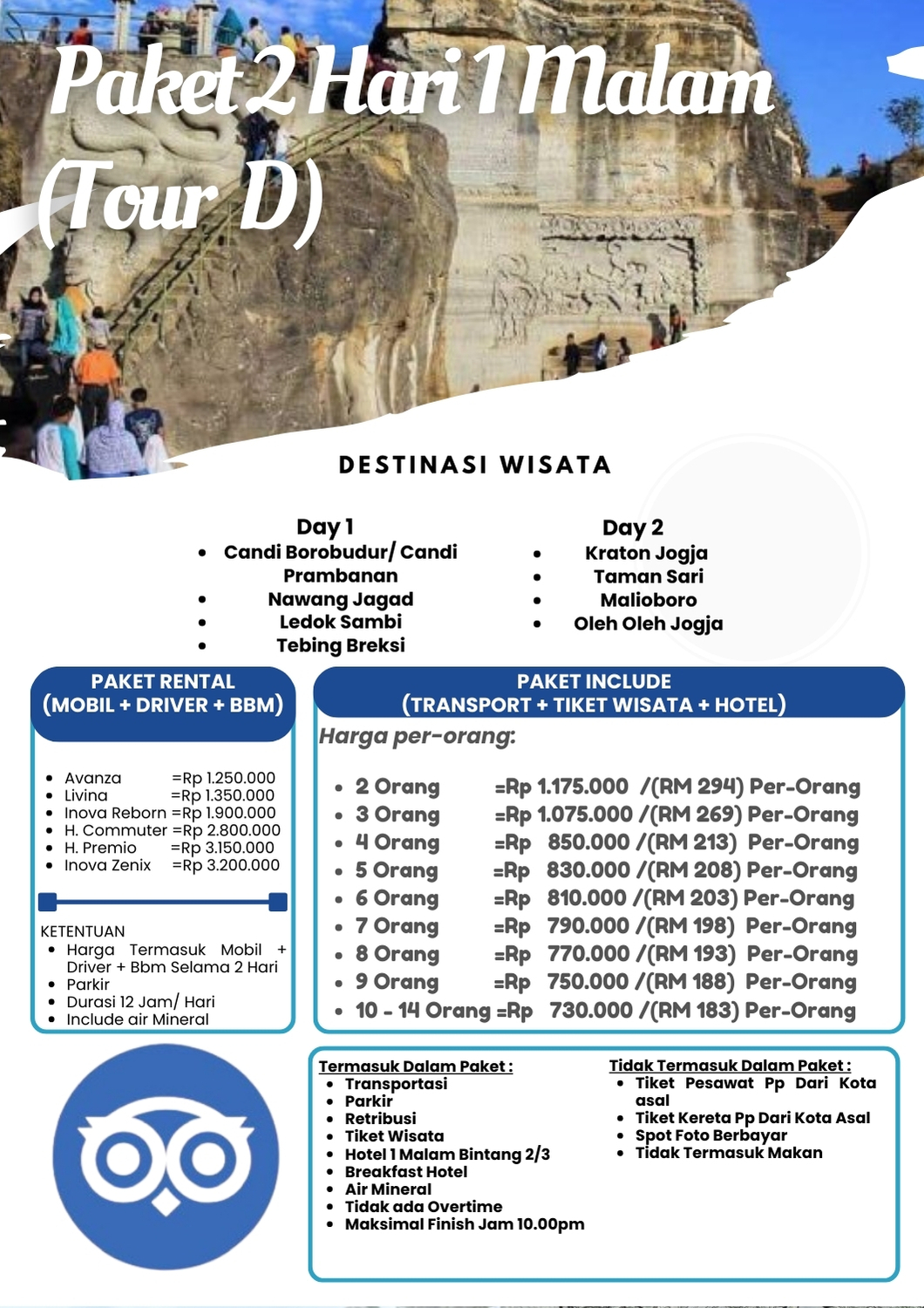 Paket 2hari 1malam Tour D